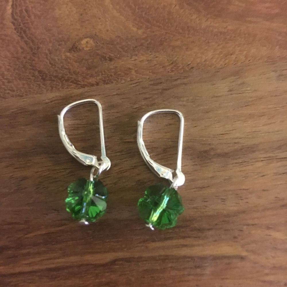 Shamrock earrings,